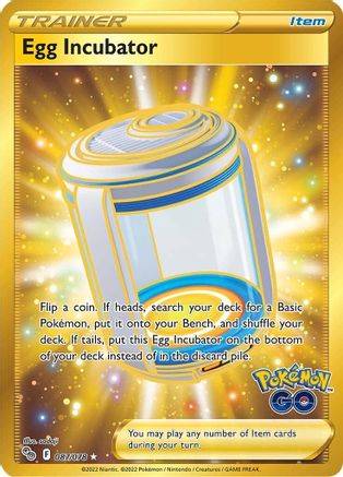 Egg Incubator (Secret) (087/78) [Pokemon GO] Holofoil - Secret Rare