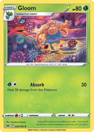 Gloom (002/196) [SWSH11 Lost Origin] Reverse Holofoil - Uncommon