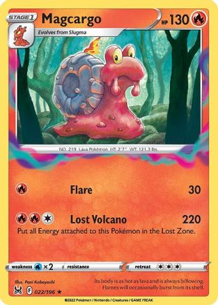 Magcargo 022  SWSH11 Lost Origin - Rare