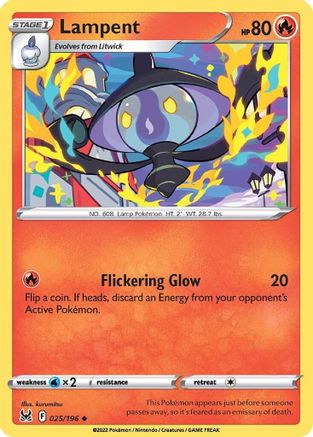 Lampent (025/196) [SWSH11 Lost Origin] Normal - Uncommon