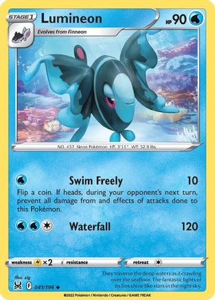 Lumineon (041/196) [SWSH11 Lost Origin] Reverse Holofoil - Uncommon