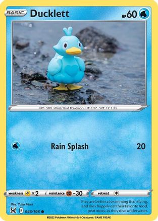 Ducklett (046/196) [SWSH11 Lost Origin] Reverse Holofoil - Common