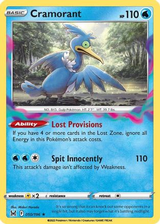 Cramorant (050/196) [SWSH11 Lost Origin] Normal - Rare