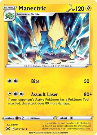 Manectric 055  SWSH11 Lost Origin - Rare