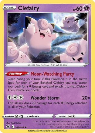 Clefairy (062/196) [SWSH11 Lost Origin] Normal - Common