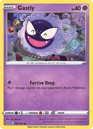 Gastly (064/196) [SWSH11 Lost Origin] Normal - Common