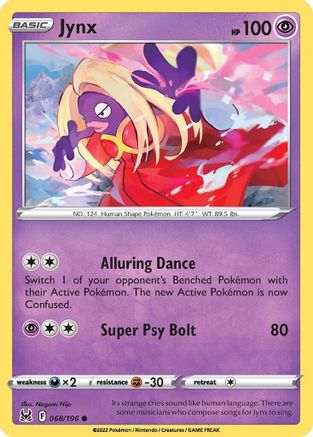 Jynx (068/196) [SWSH11 Lost Origin] Normal - Common