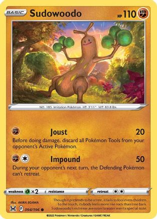 Sudowoodo (094/196) [SWSH11 Lost Origin] Normal - Common