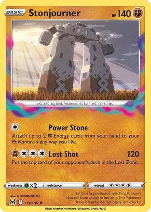 Stonjourner (111/196) [SWSH11 Lost Origin] Normal - Rare