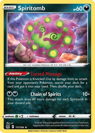 Spiritomb (117/196) [SWSH11 Lost Origin] Normal - Rare