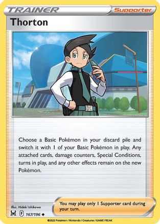 Thorton (167/196) [SWSH11 Lost Origin] Reverse Holofoil - Uncommon