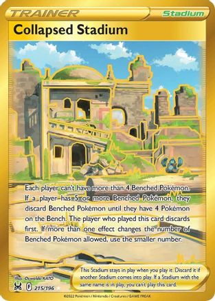 Collapsed Stadium (Secret) (215/196) [SWSH11 Lost Origin] Holofoil - Secret Rare