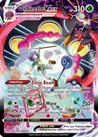Orbeetle VMAX TG13  - Holofoil SWSH11 Lost Origin Trainer Gallery - Ultra Rare