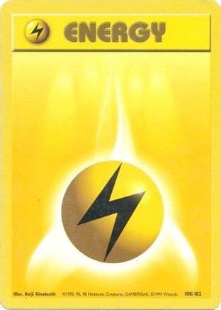 Lightning Energy 100  Base Set - Common