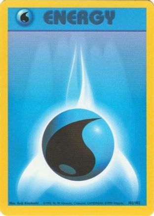 Water Energy (102/102) [Base Set] Normal - Common