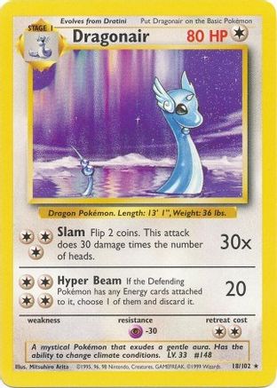 Dragonair (018/102) [Base Set] Normal - Rare