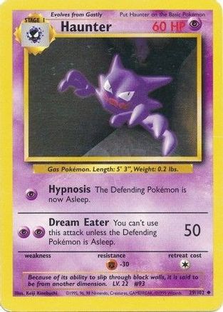 Haunter (029/102) [Base Set] Normal - Uncommon