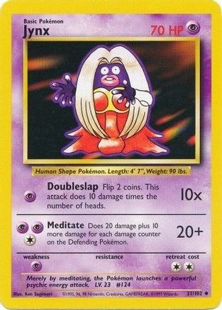 Jynx (031/102) [Base Set] Normal - Uncommon