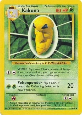 Kakuna (033/102) [Base Set] Normal - Uncommon