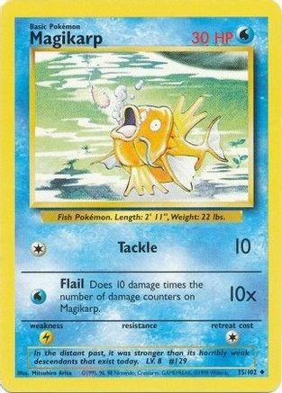 Magikarp 035  Base Set - Uncommon