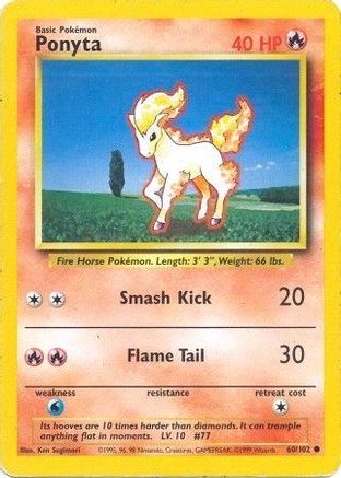 Ponyta (060/102) [Base Set] Normal - Common