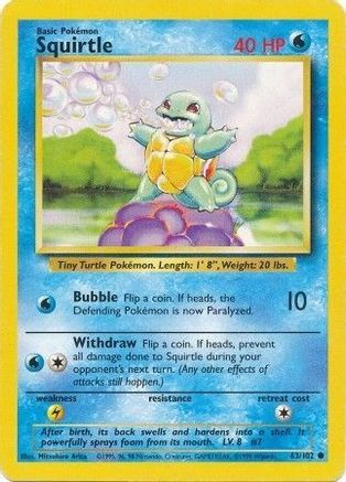 Squirtle (063/102) [Base Set] Normal - Common