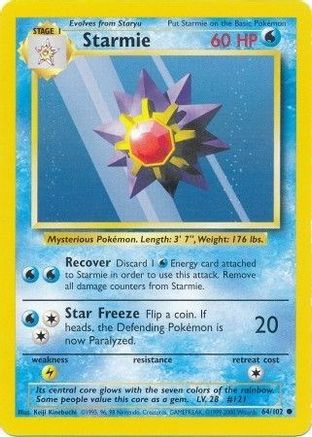 Starmie (064/102) [Base Set] Normal - Common