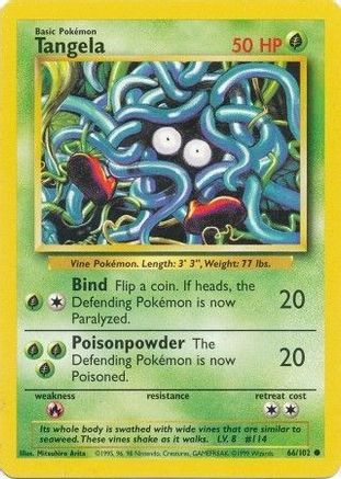 Tangela (066/102) [Base Set] Normal - Common