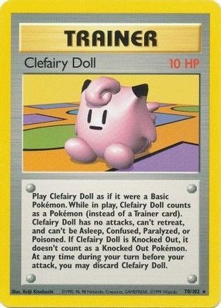 Clefairy Doll (070/102) [Base Set] Normal - Rare