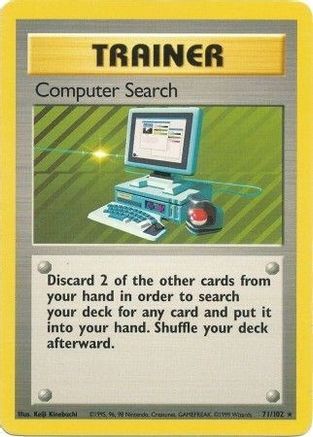 Computer Search (071/102) [Base Set] Normal - Rare