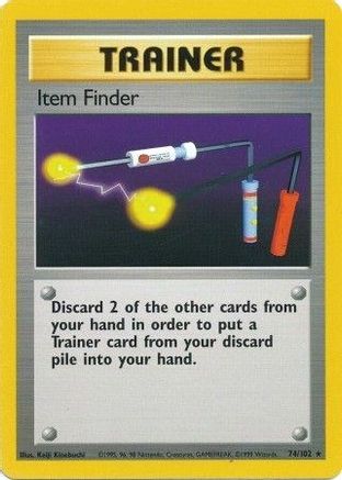 Item Finder (074/102) [Base Set] Normal - Rare