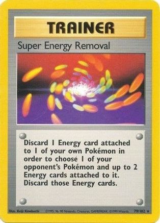 Super Energy Removal (079/102) [Base Set] Normal - Rare