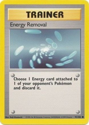 Energy Removal (092/102) [Base Set] Normal - Common