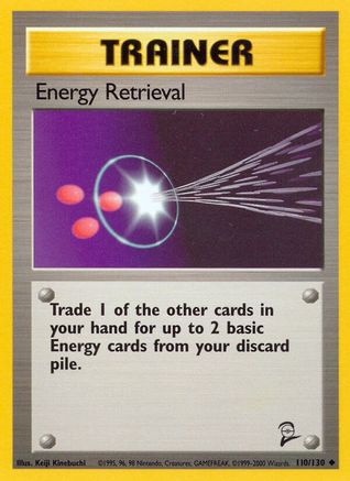 Energy Retrieval (110/130) [Base Set 2] Normal - Uncommon