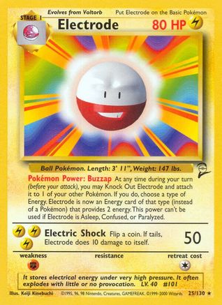 Electrode (025/130) [Base Set 2] Normal - Rare