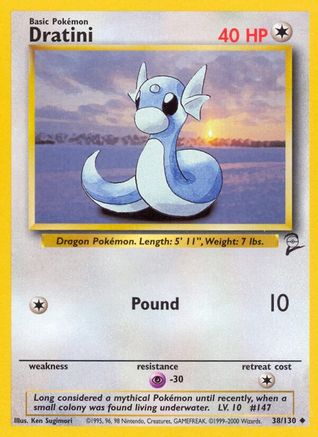 Dratini (038/130) [Base Set 2] Normal - Uncommon