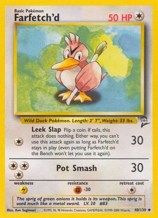 Farfetch'd (040/130) [Base Set 2] Normal - Uncommon