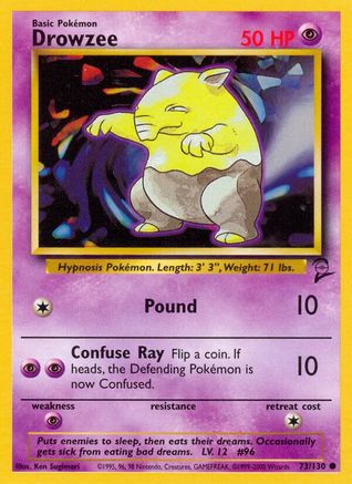 Drowzee (073/130) [Base Set 2] Normal - Common