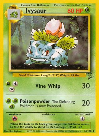 Ivysaur (044/130) [Base Set 2] Normal - Uncommon