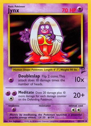 Jynx (045/130) [Base Set 2] Normal - Uncommon