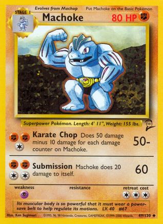 Machoke 049  Base Set 2 - Uncommon