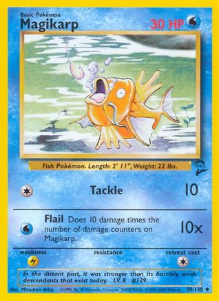 Magikarp 050  Base Set 2 - Uncommon