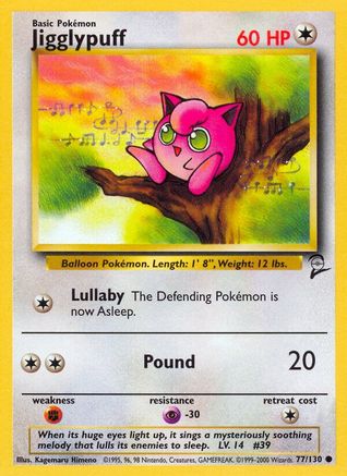 Jigglypuff (077/130) [Base Set 2] Normal - Common