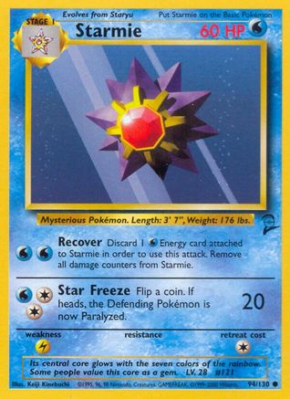 Starmie (094/130) [Base Set 2] Normal - Common