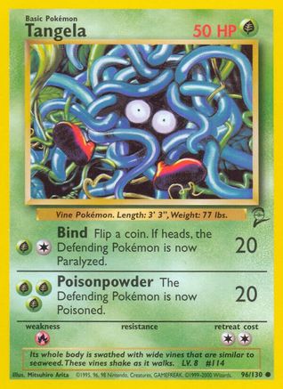 Tangela (096/130) [Base Set 2] Normal - Common