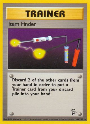 Item Finder (103/130) [Base Set 2] Normal - Rare