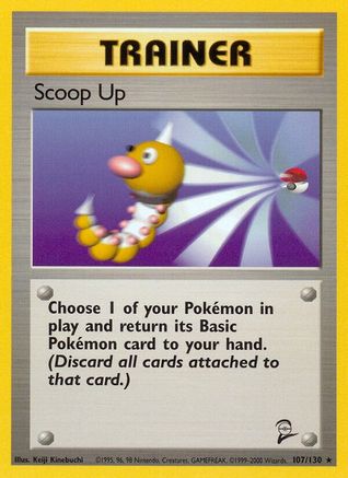 Scoop Up (107/130) [Base Set 2] Normal - Rare