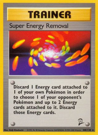 Super Energy Removal (108/130) [Base Set 2] Normal - Rare