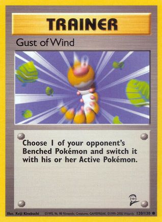 Gust of Wind (120/130) [Base Set 2] Normal - Common