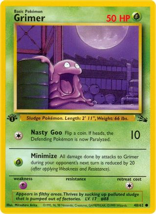 Grimer (048/62) [Fossil] 1st Edition - Common